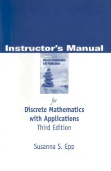 ISM-DISCRETE MATH 3RD --2004 publication.