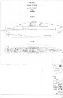 Les dessins de navires de la marine française - L AFRICAINE 1946