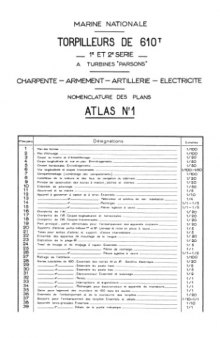 Les dessins de navires de la marine française - LA POMONE 1937