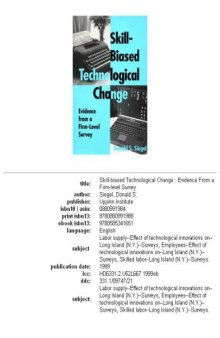 Skill-biased technological change: evidence from a firm-level survey