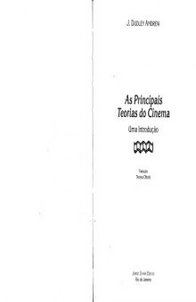 Principais Teorias do Cinema: uma Introdução, As