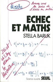 Echec et maths