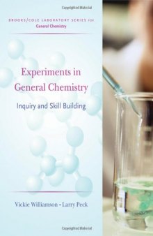 Experiments in General Chemistry: Inquiry and Skill Building (Brooks Cole Laboratory Series for General Chemistry)  