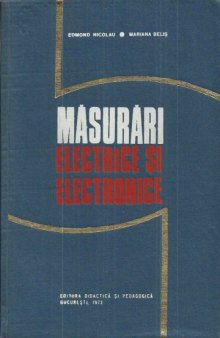 Măsurări electrice şi electronice 