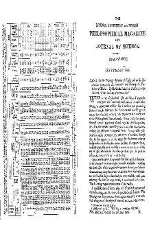 Faraday On the Magnetic Affection of Light and on the Distinction between the Ferromagnetic and Diamagneiic Conditions of Matter