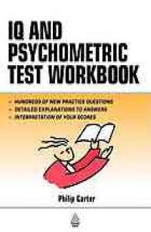 IQ and psychometric test workbook