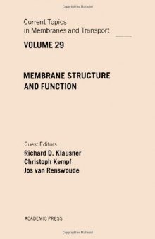 Membrane Structure and Function