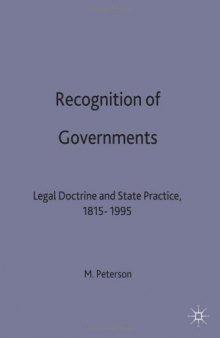 Recognition of Governments