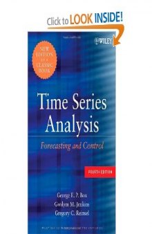 Time Series Analysis: Forecasting and Control