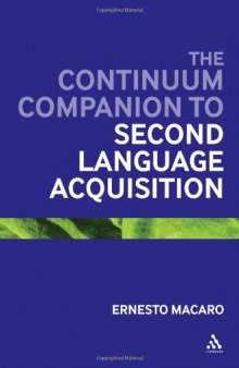 Continuum Companion to Second Language Acquisition 