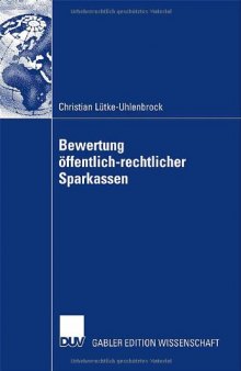 Bewertung öffentlich-rechtlicher Sparkassen