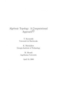 Computational Homology