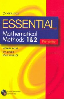 Essential Mathematical Methods 1 & 2, 5th Edition (Essential Mathematics)