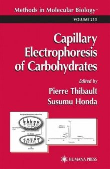 Capillary Electrophoresis of Carbohydrates (Methods in Molecular Biology Vol 213)  