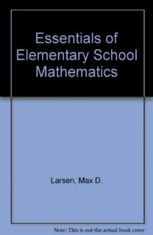 Essentials of elementary school mathematics