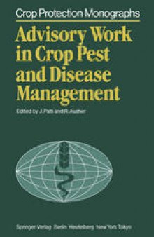 Advisory work in crop pest and disease management