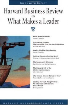 Harvard Business Review on What Makes a Leader