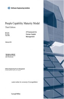 People Capability Maturity Model: A Framework for Human Capital Management