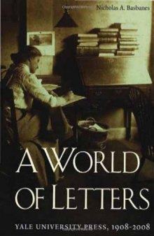 A World of Letters: Yale University Press, 1908-2008