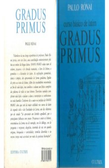 Curso Básico de Latim: Gradus Primus, 5ª Edição  