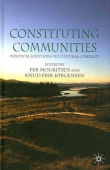 Constituting Communities: Political Solutions to Cultural Differences