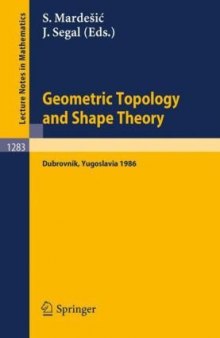 Geometric Topology and Shape Theory