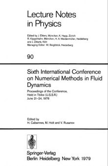 Sixth Int'l Conf. on Numer. Methods in Fluid Dyn.