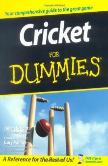 Cricket For Dummies (For Dummies (Lifestyles Paperback))