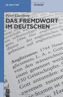 Das Fremdwort im Deutschen (de Gruyter Studienbuch)  