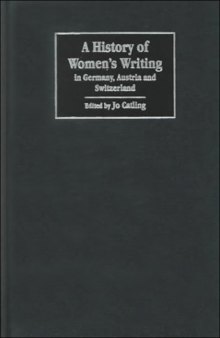 A History of Women's Writing in Germany, Austria and Switzerland