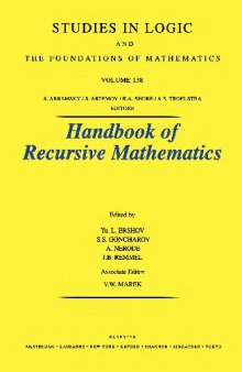 Handbook of recursive mathematics