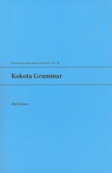 Kokota Grammar (Oceanic Linguistics Special Publications, 35)