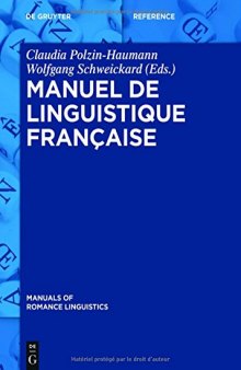 Manuel de linguistique française