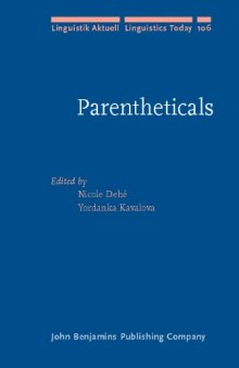 Parentheticals (Linguistik Aktuell   Linguistics Today, 106)