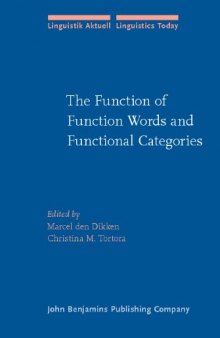 The Function of Function Words And Functional Categories (Linguistik Aktuell   Linguistics Today)