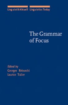 The Grammar of Focus (Linguistik Aktuell Linguistics Today)
