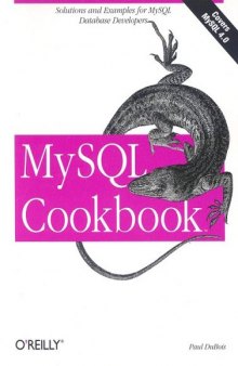 MySQL Cookbook, 1st edition
