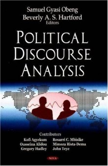 Political Discourse Analysis