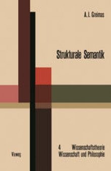 Strukturale Semantik: Methodologische Untersuchungen