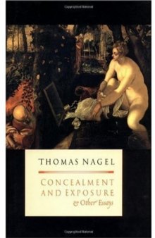 Concealment and Exposure: And Other Essays