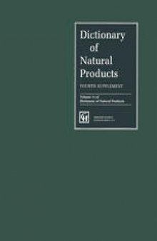 Dictionary of Natural Products: Volume 11 of Dictionary of Natural Products