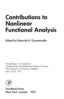 Contributions to nonlinear functional analysis. Proc. Symp. Wisconsin