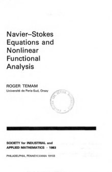 Navier-Stokes Equations & Nonlinear Functional Analysis