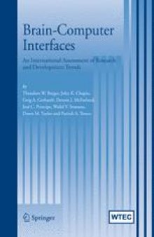 Brain-Computer Interfaces: An International Assessment of Research and Development Trends