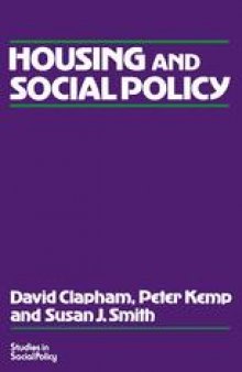 Housing and Social Policy