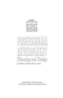Professional Development: Planning and Design (Issues in Science Education) (PB127X2) (Issues in Science Education)