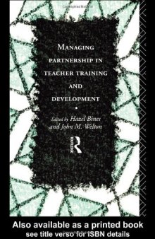 Managing Partnership in Teacher Training and Development (Educational Management)