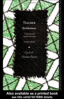 Teacher Appraisal: A Guide to Training (Educational Management)