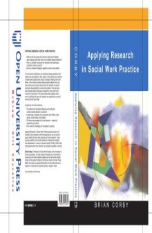 Applying Research In Social Work Practice