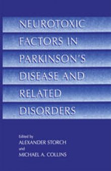 Neurotoxic Factors in Parkinson’s Disease and Related Disorders